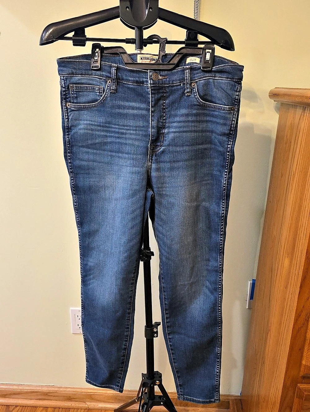 Kirkland Signature High Rise Skinny Fit Jeans Blue Size 14